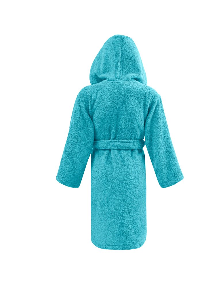 Peignoir de bain enfant à capuche uni 450 gr/m² LUXURY