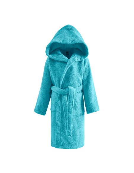 Peignoir de bain enfant à capuche uni 450 gr/m² LUXURY