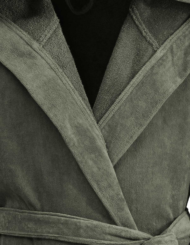 Peignoir à capuche velours CONSTANT