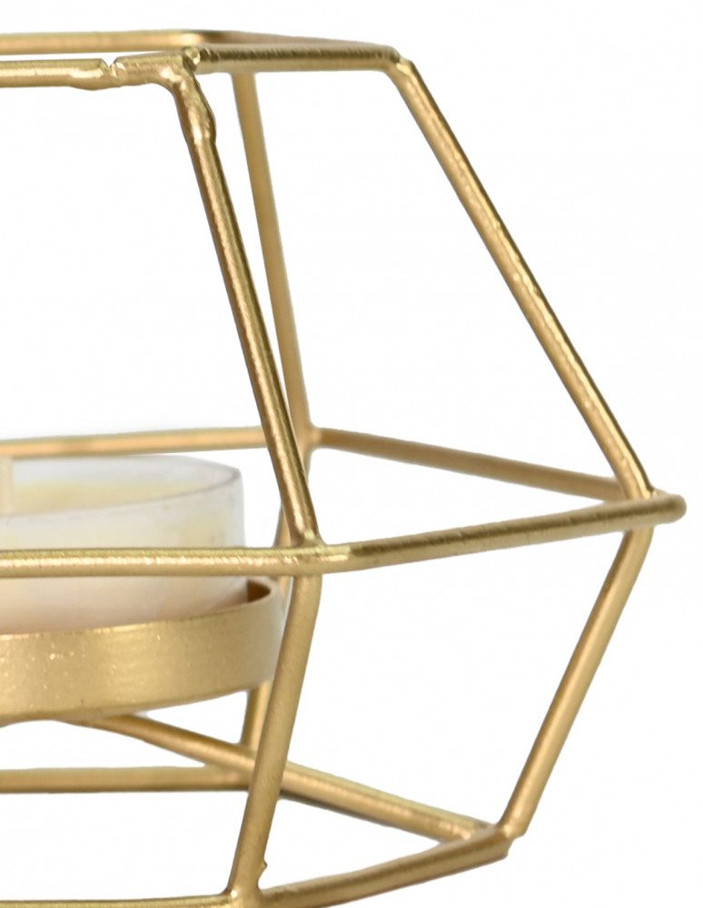 Photophore en métal 10 cm KUNDA GOLD