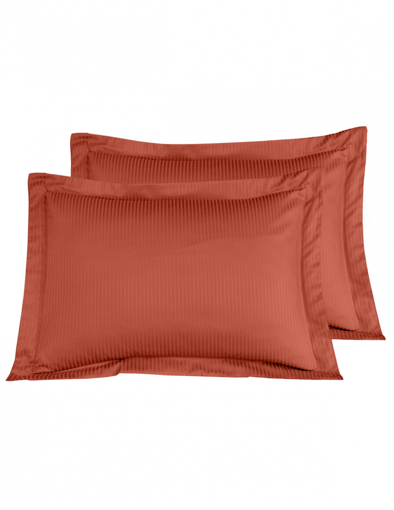 Lot de 2 taies d'oreiller rayées en...