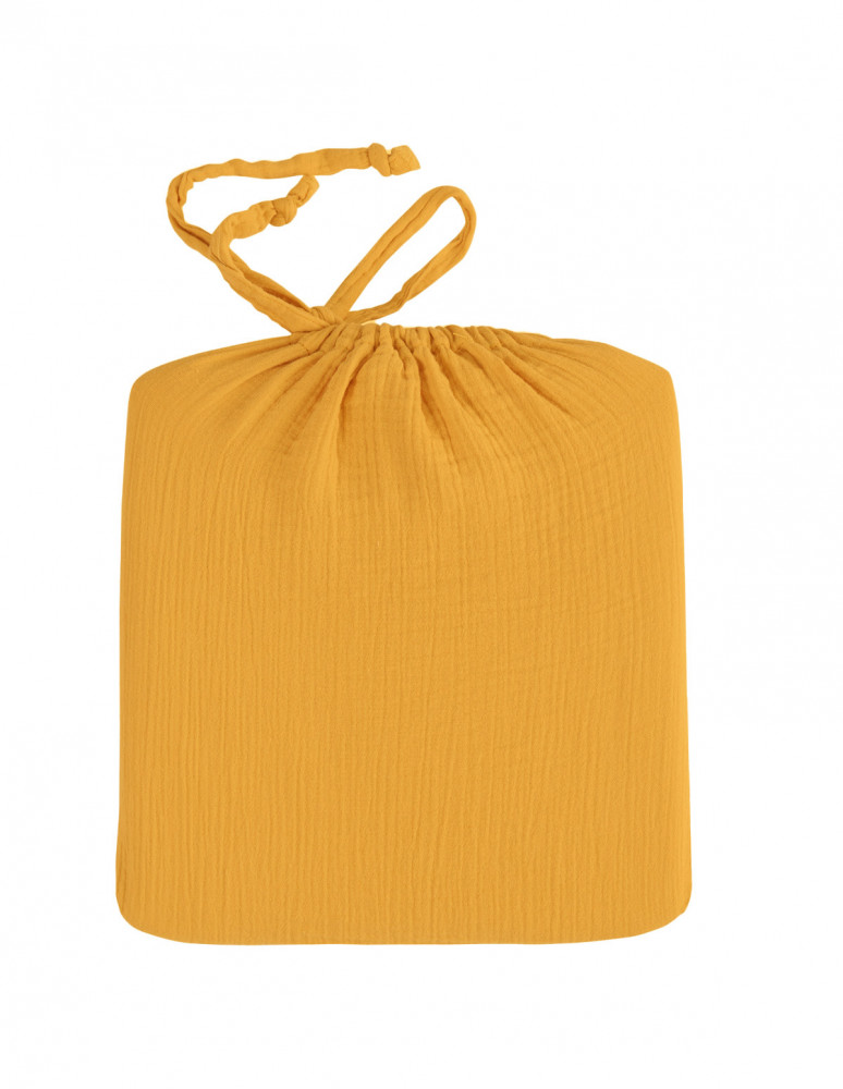 Drap housse en gaze de coton bonnet...