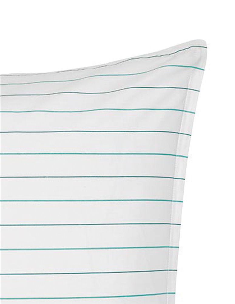 2 taies d'oreillers percale de coton HOSSEGOR