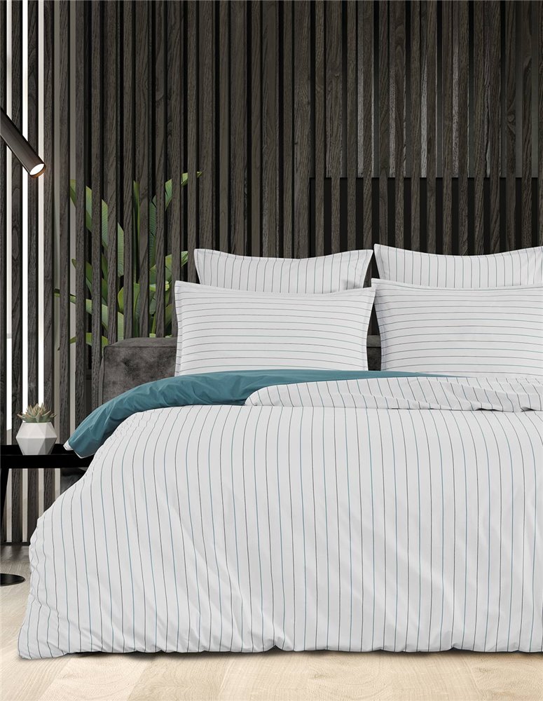 2 taies d'oreillers percale de coton HOSSEGOR