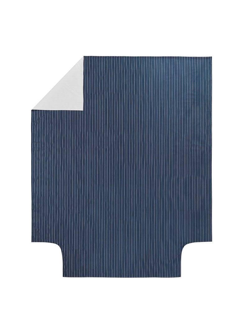 Parure housse de couette percale de coton avec 2 taies 65x65cm LINQUIST