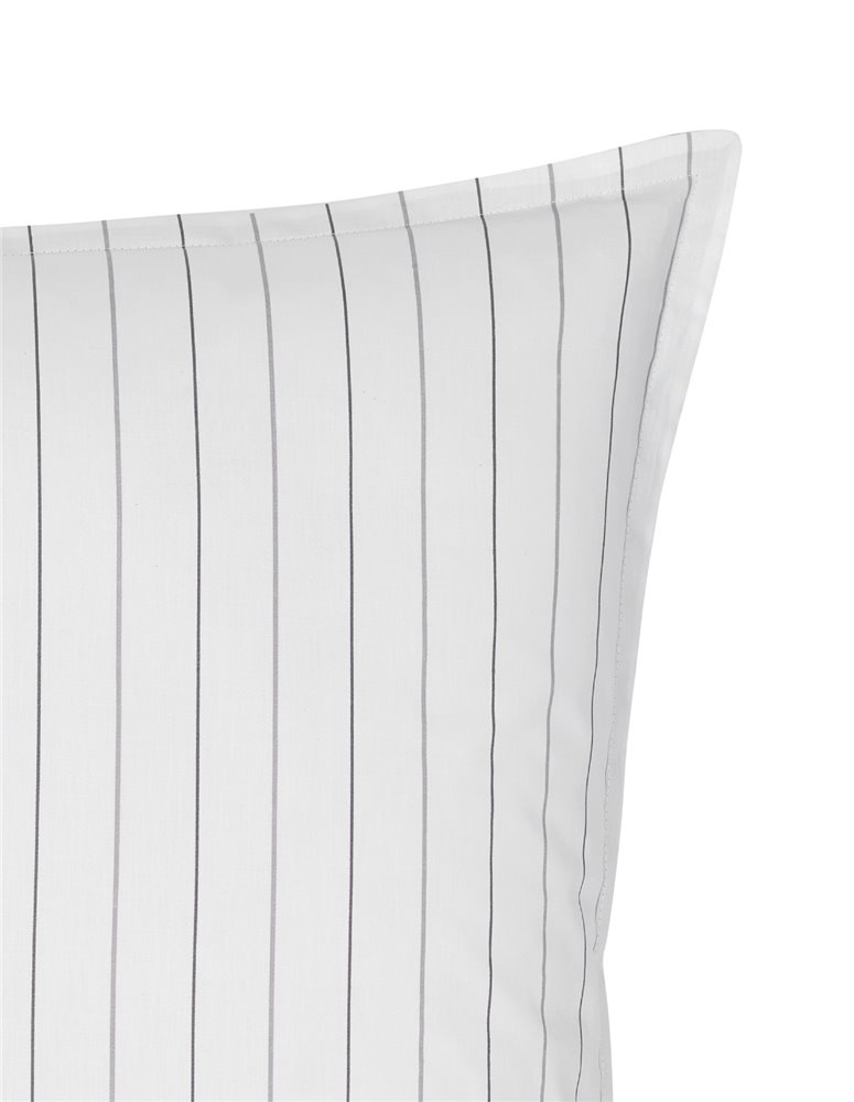 2 taies d'oreillers en percale de coton TOLSTA