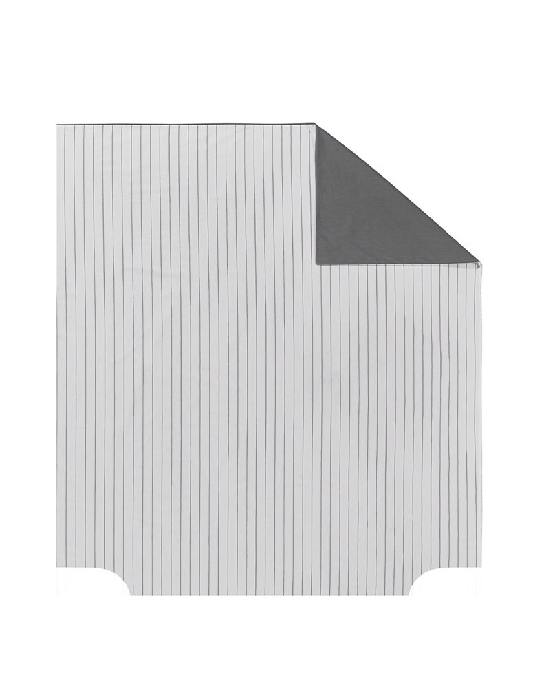 Parure housse de couette percale de coton avec 2 taies 65x65cm TOLSTA