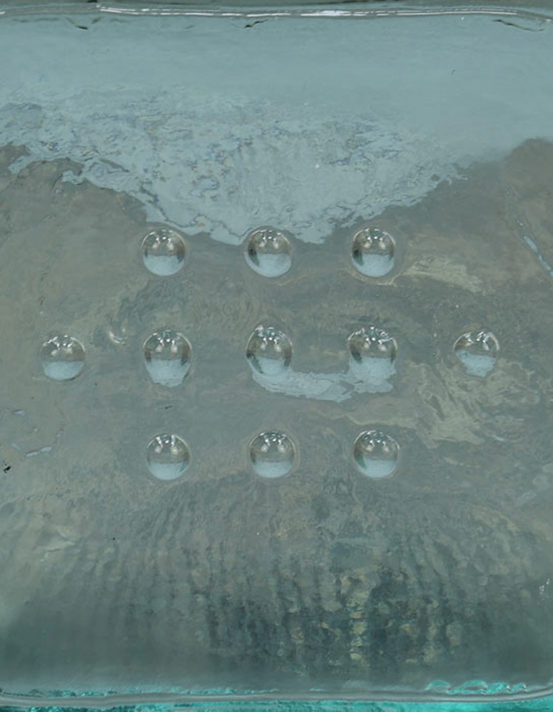 Porte-savon en verre recyclé AUTHENTIC