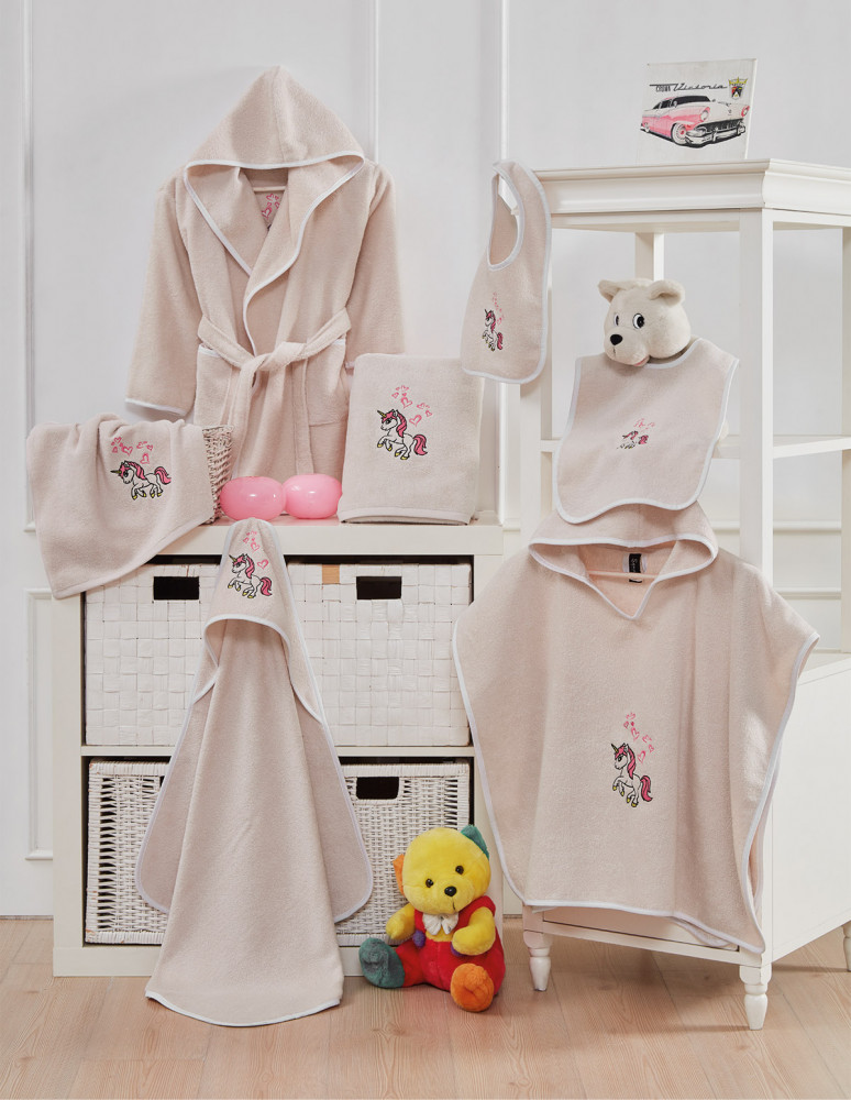 Peignoir de bain enfant 450 g/m²...