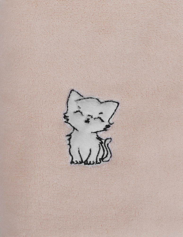 Serviette de toilette en coton peigné...