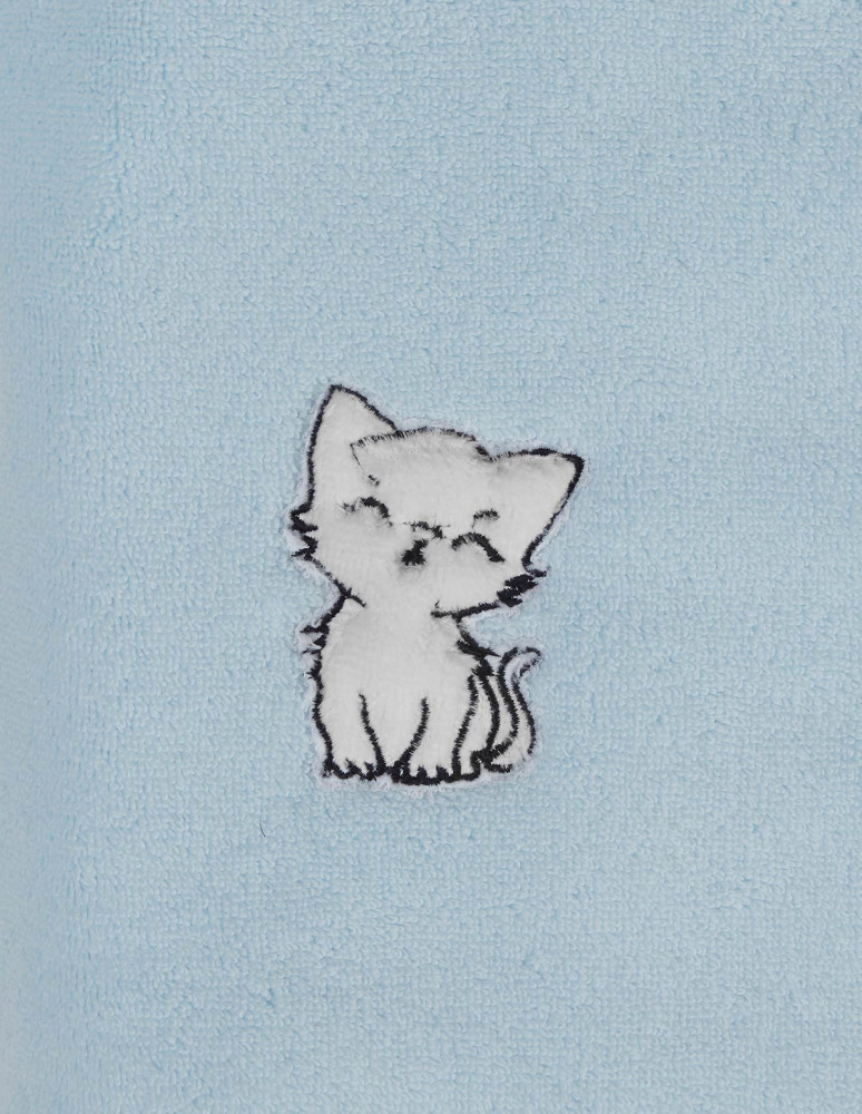 Peignoir enfant en coton peigné Zéro...