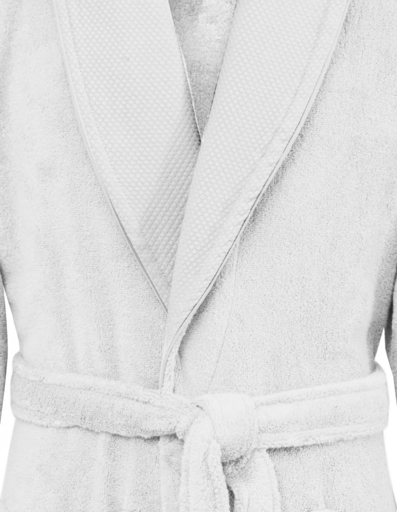 Peignoir de bain moelleux mixte col...