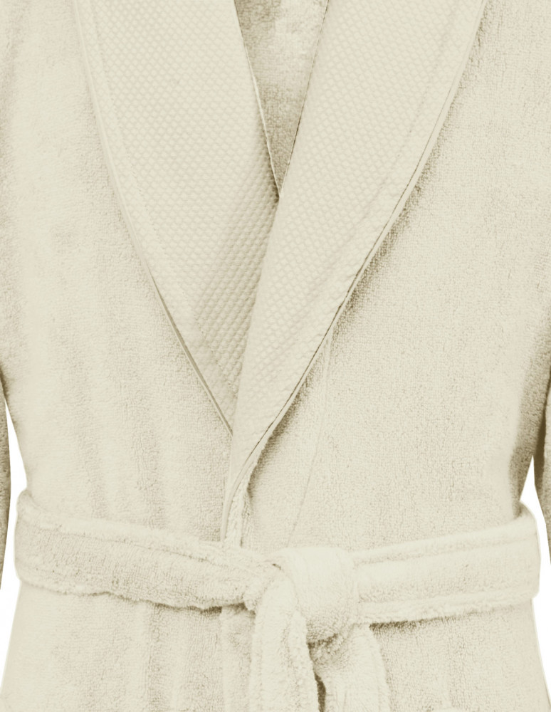 Peignoir de bain moelleux mixte col...