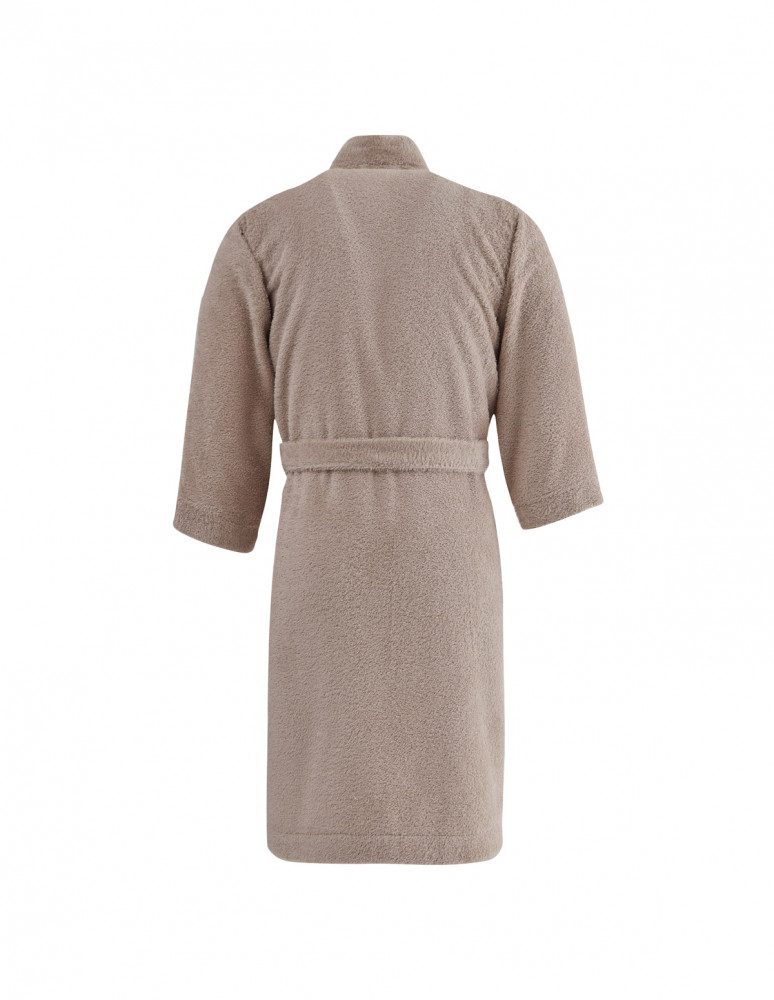 Peignoir léger en coton peigné...