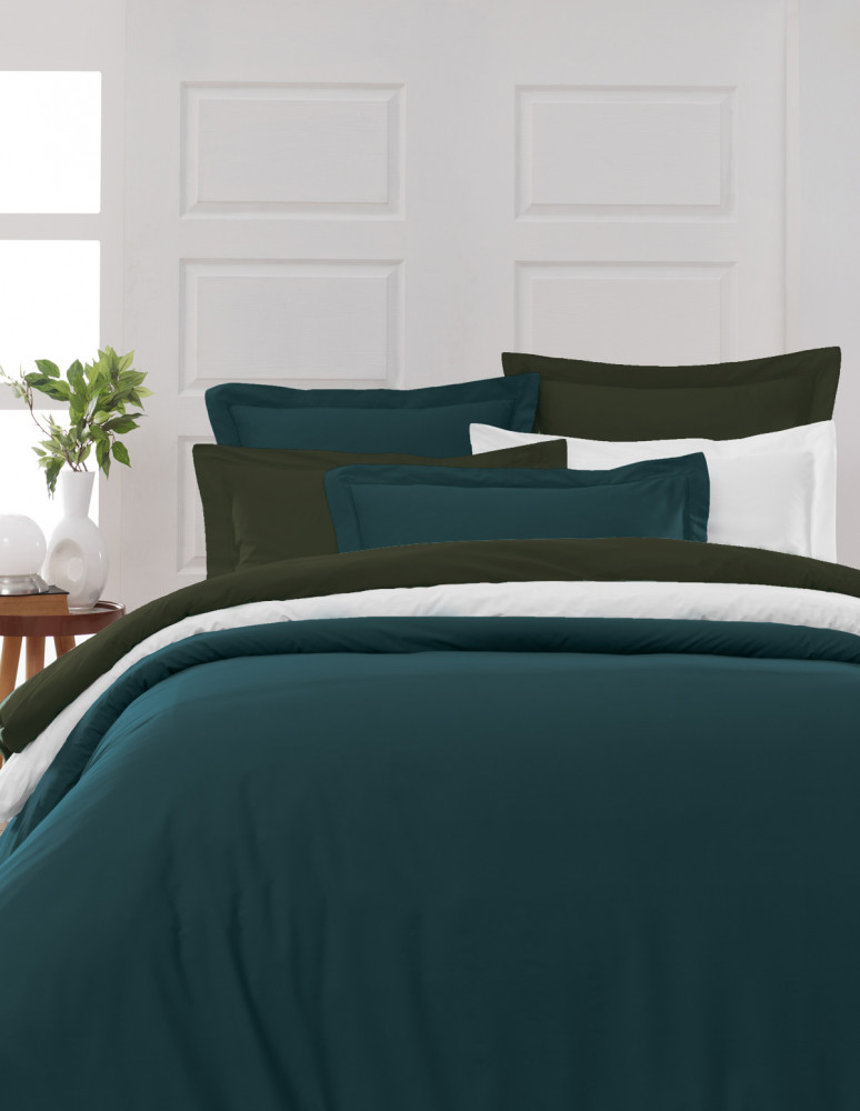 Drap plat en percale de coton SOFT...