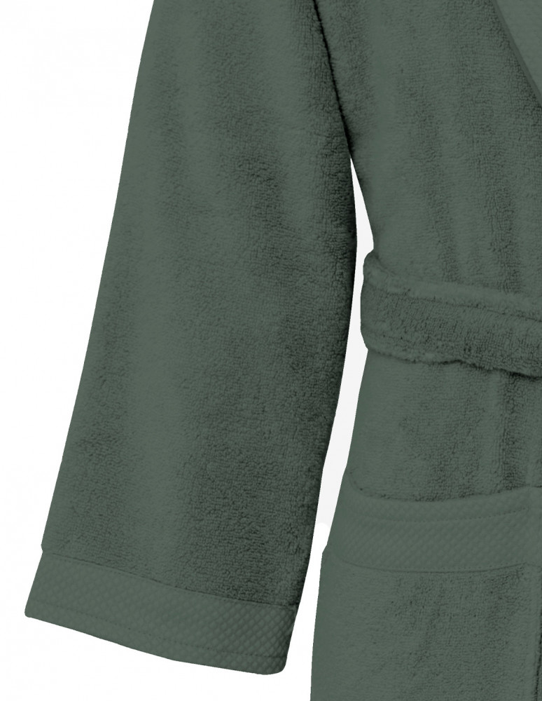 Peignoir de bain moelleux mixte col...