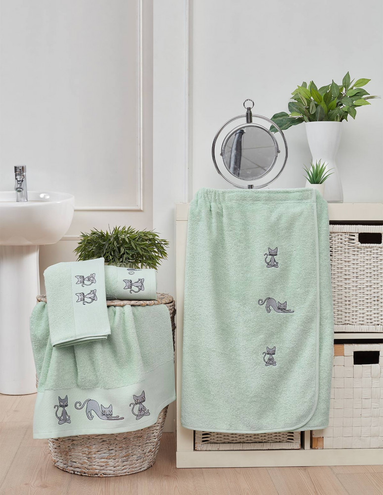 Drap de bain YOGI CAT