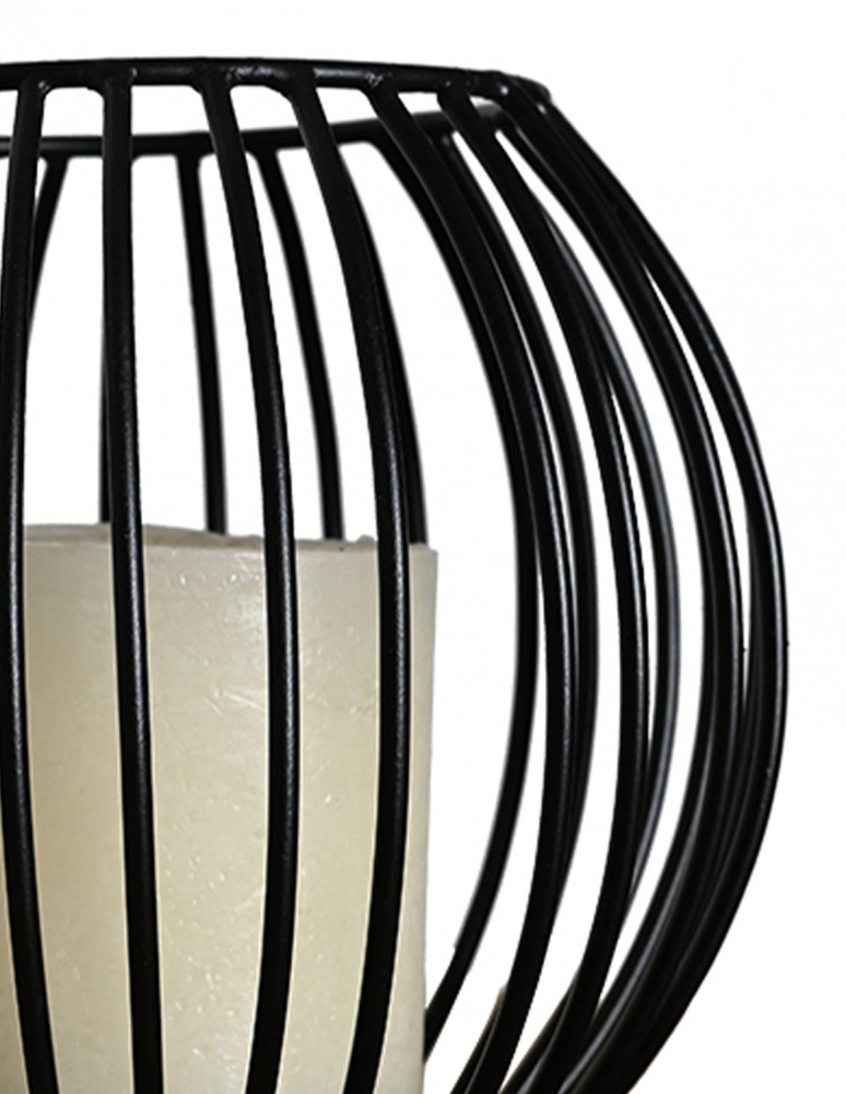 Photophore métal rond 16x14 cm KEMI...