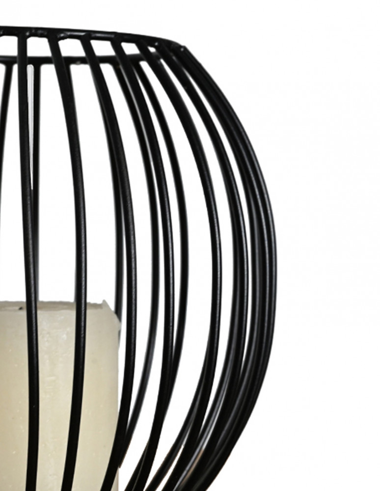 Photophore métal rond 18x17 cm KEMI...