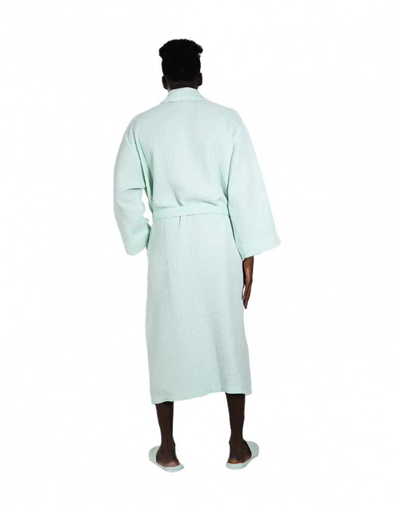 Peignoir mixte nid d'abeille SPA COL...