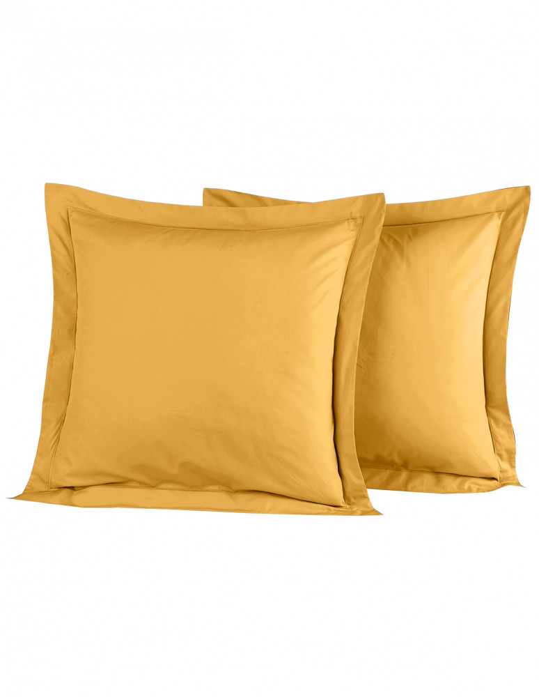 Lot de 2 taies d'oreiller en percale...