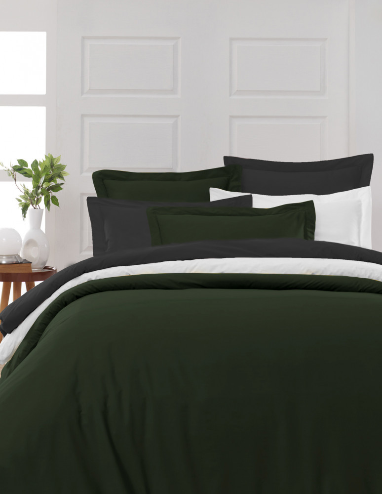 Lot de 2 taies d'oreiller en percale...