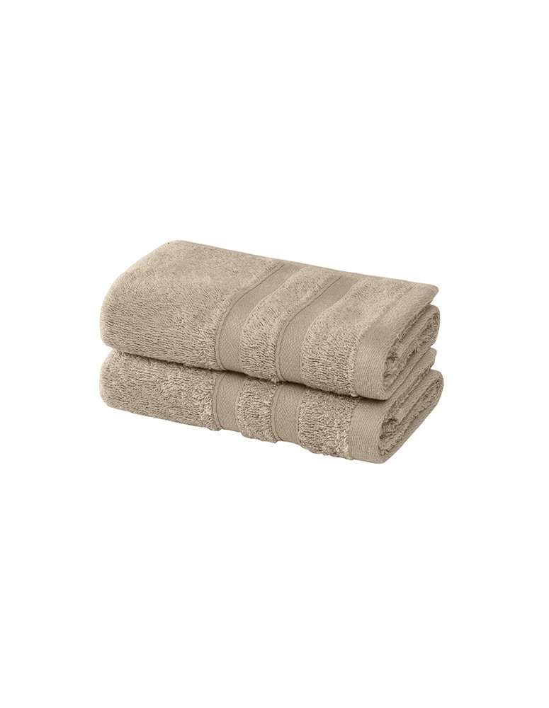 2 serviettes invité en coton biologique 520gr/m² BIO ORGANIKA