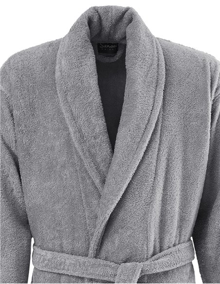 Peignoir col châle en coton biologique 420gr/m² BIO ORGANIKA