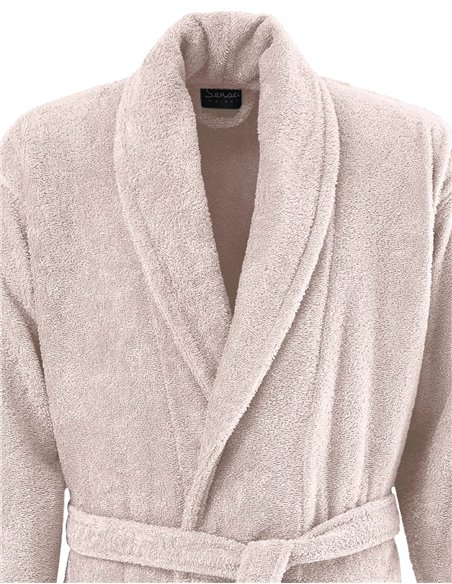 Peignoir col châle en coton biologique 420gr/m² BIO ORGANIKA