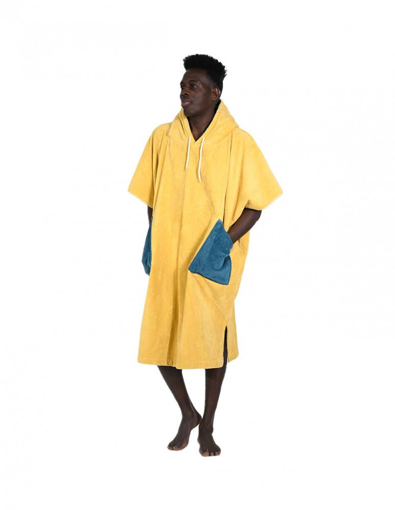 Poncho de plage adulte en velours BEACH