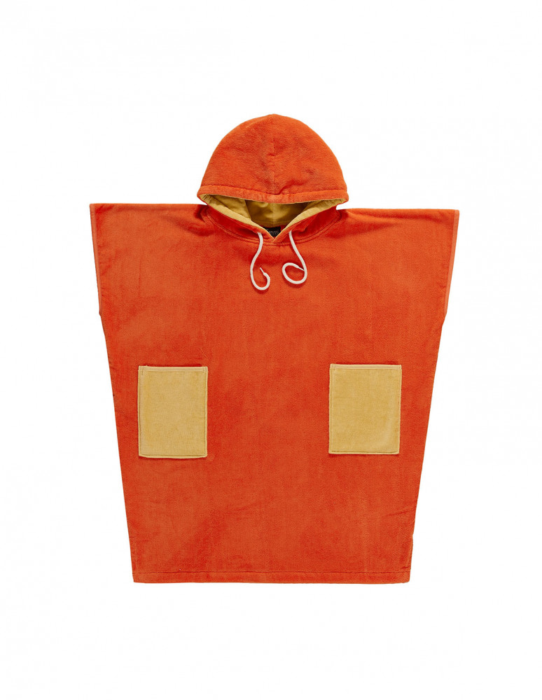 Poncho de plage adulte en velours BEACH