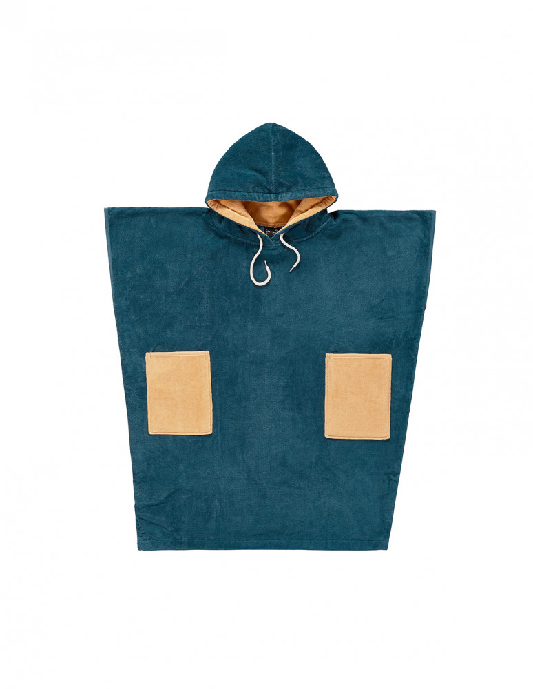 Poncho de plage adulte en velours BEACH