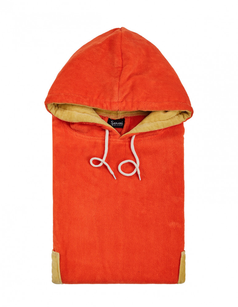 Poncho de plage adulte en velours BEACH