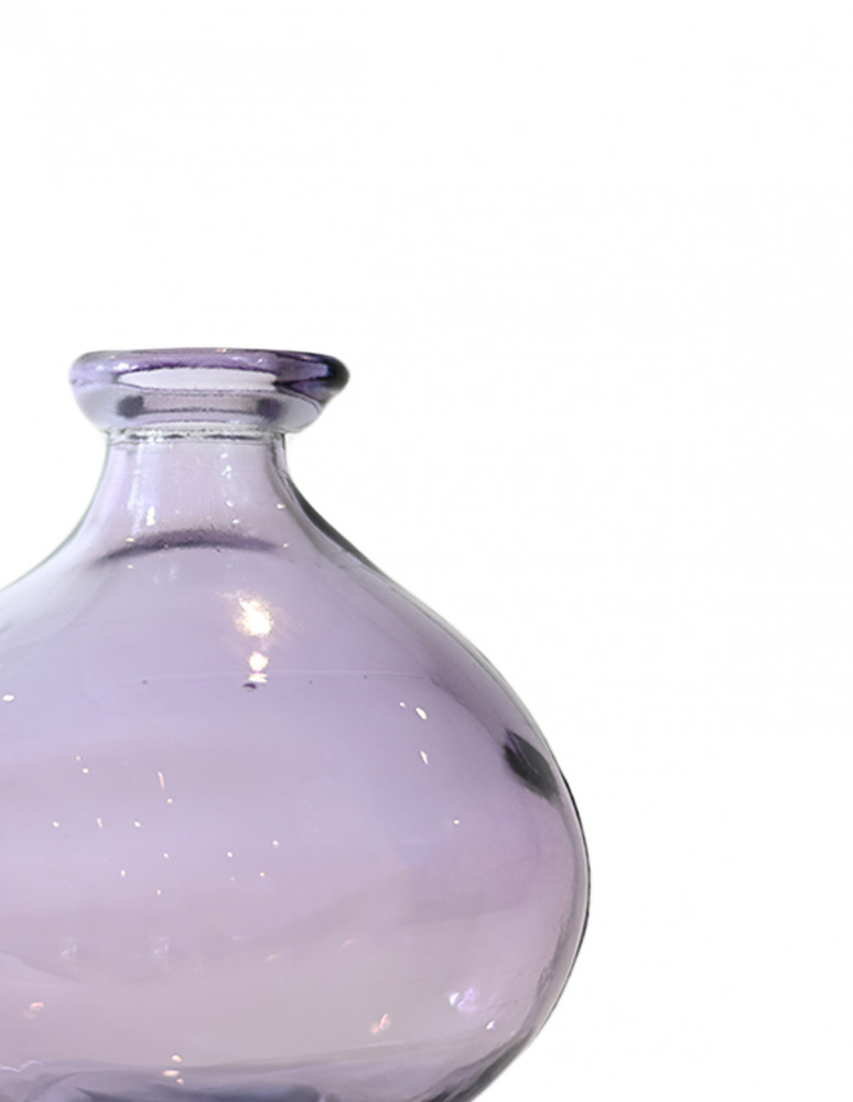 Vase dame-jeanne en verre recyclé h...