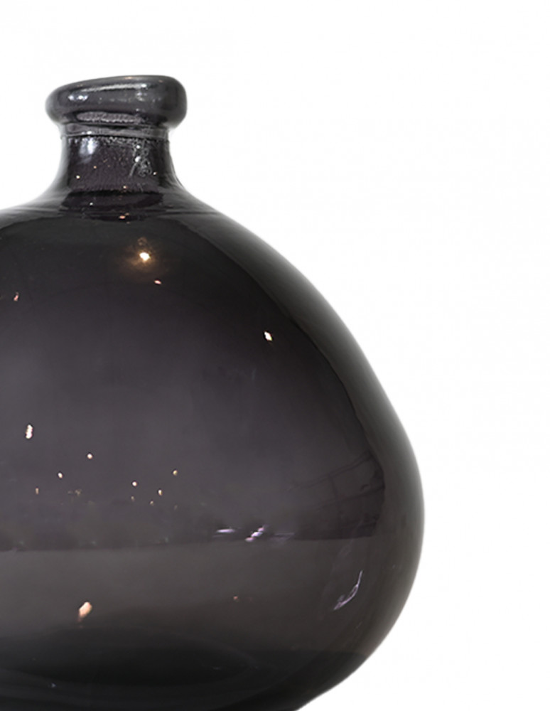 Vase dame-jeanne en verre recyclé h...