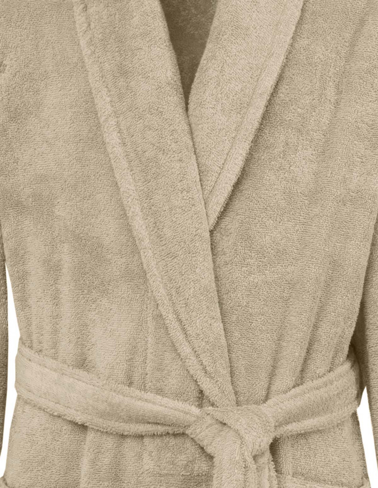 Peignoir éponge homme-femme col châle...