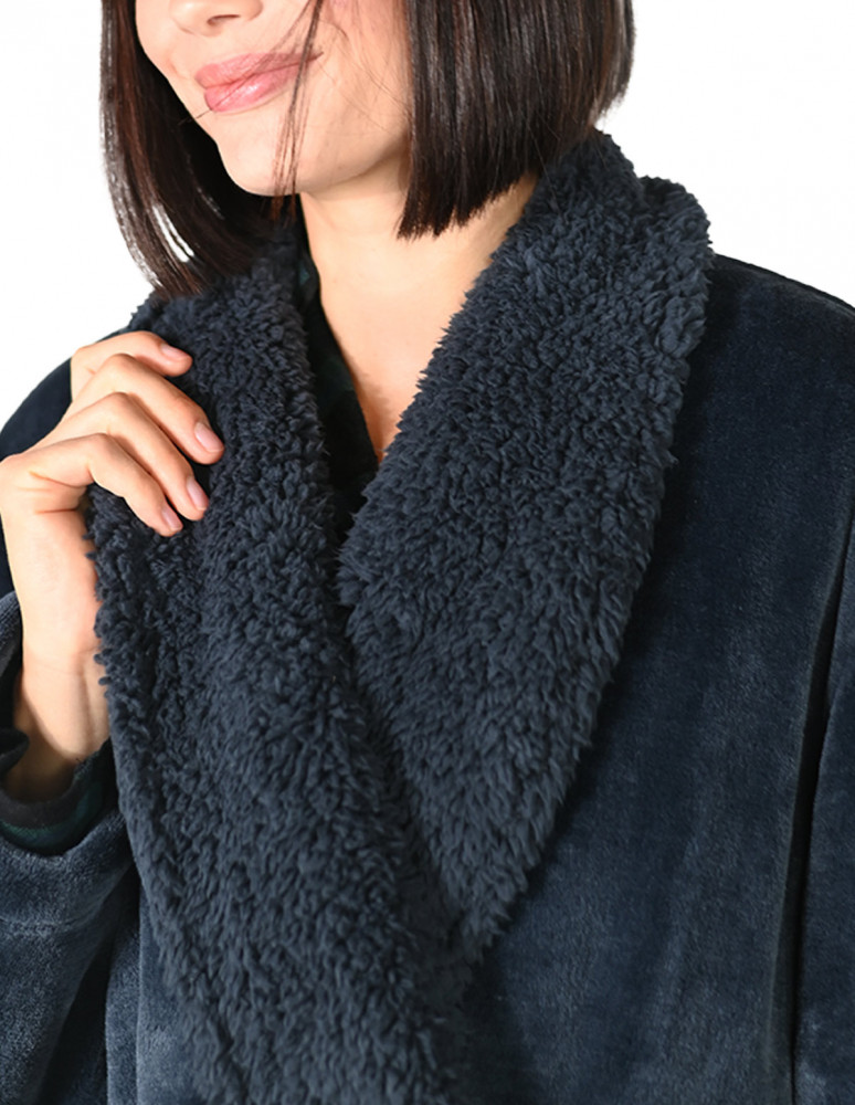 Peignoir mixte polaire chaud doublé...