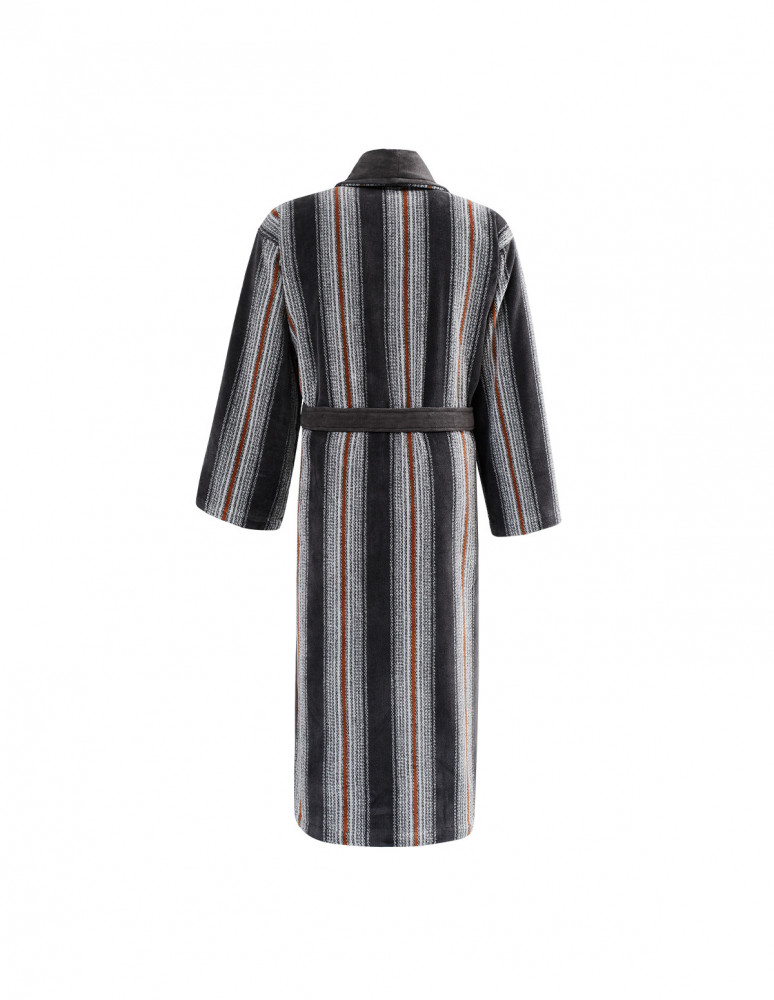 Peignoir col châle velours 420 g/m²...