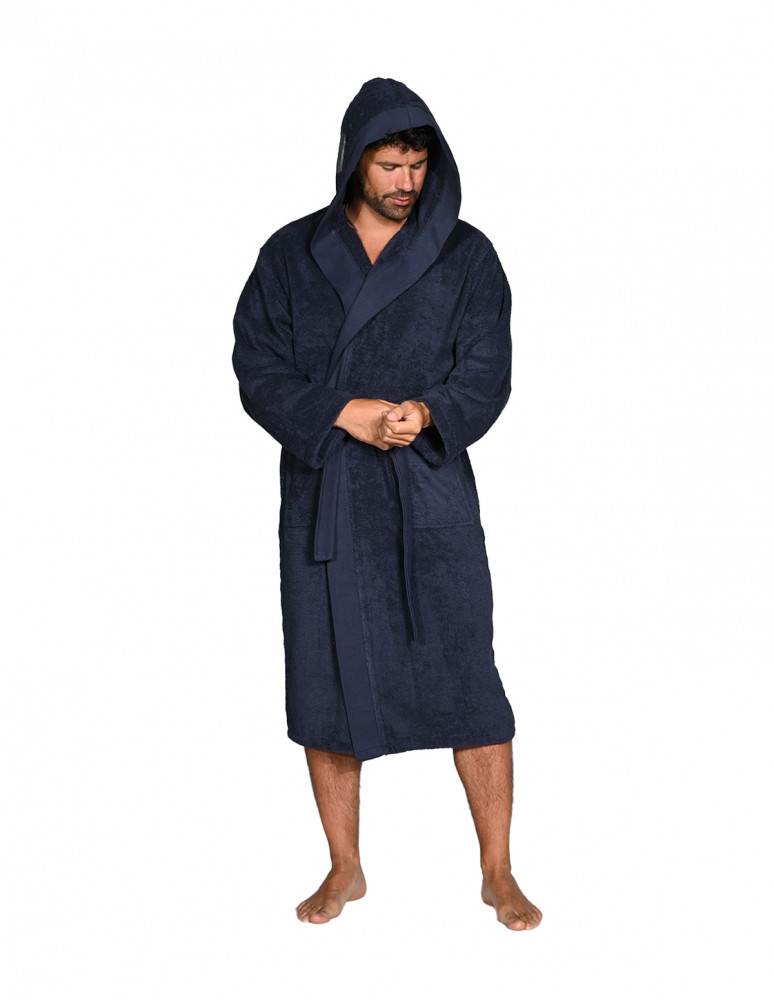 Peignoir mixte à capuche uni 420 g/m²...