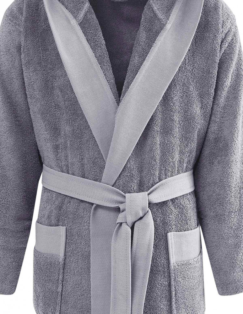 Peignoir mixte à capuche uni 420 g/m²...