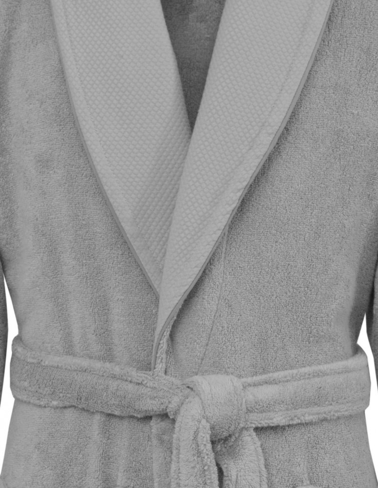 Peignoir de bain moelleux mixte col...