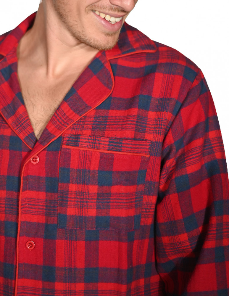 Pyjama mixte en flanelle OTTAWA