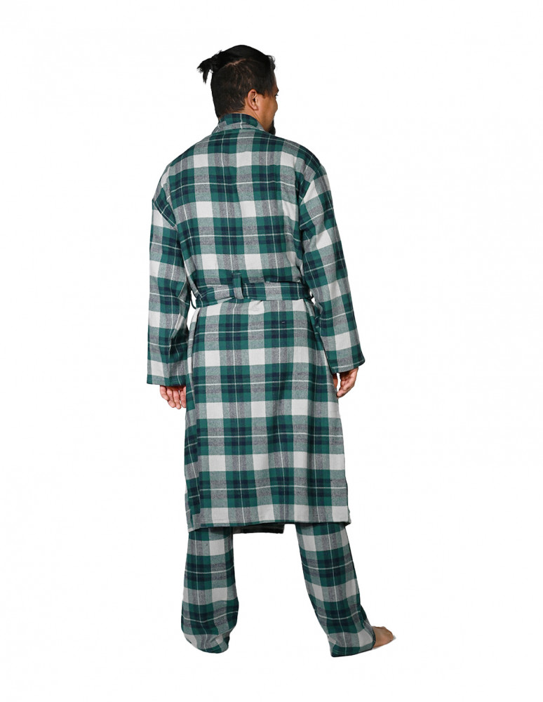 Robe de chambre mixte en flanelle...