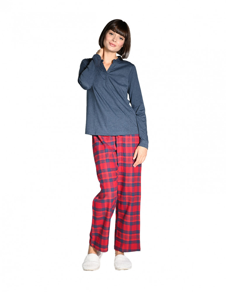 Pyjama femme en jersey et...