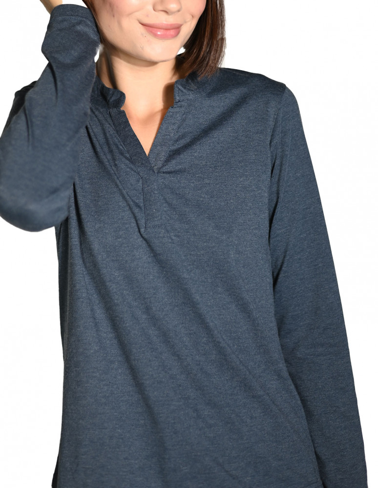 Pyjama femme en jersey et flanelle...