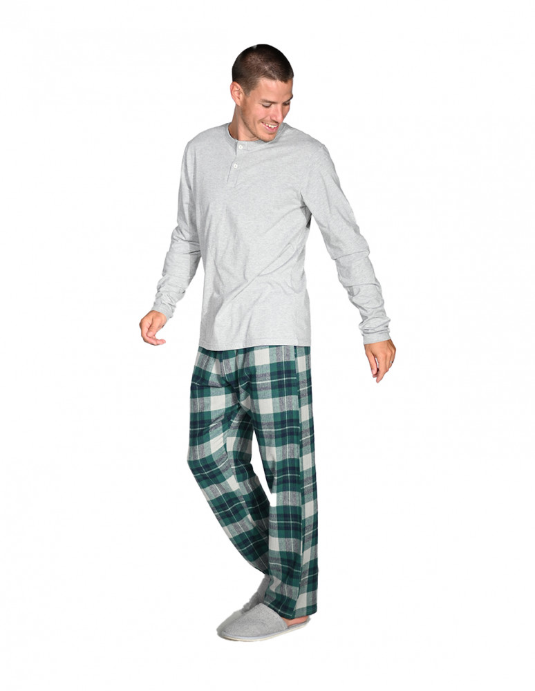 Pyjama homme flanelle coton bio