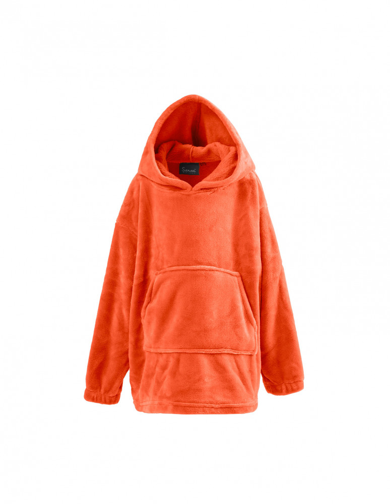 Poncho polaire enfant à capuche doux...