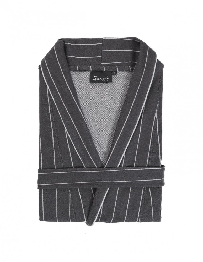 Robe de chambre rayée femme ANDREA