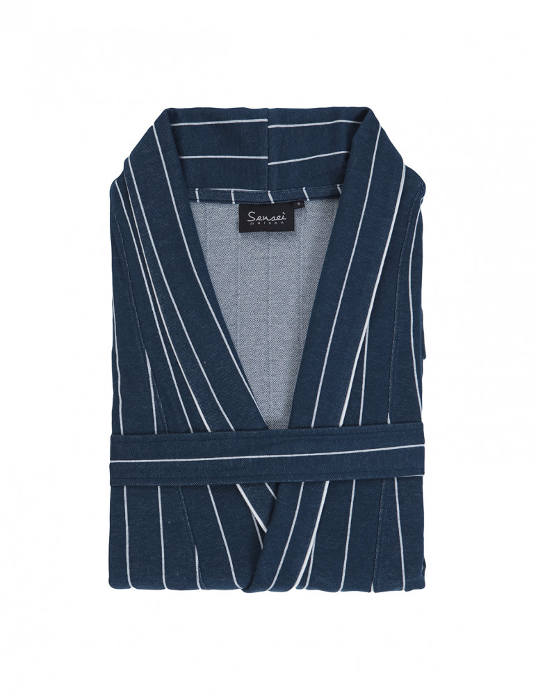 Robe de chambre rayée femme ANDREA