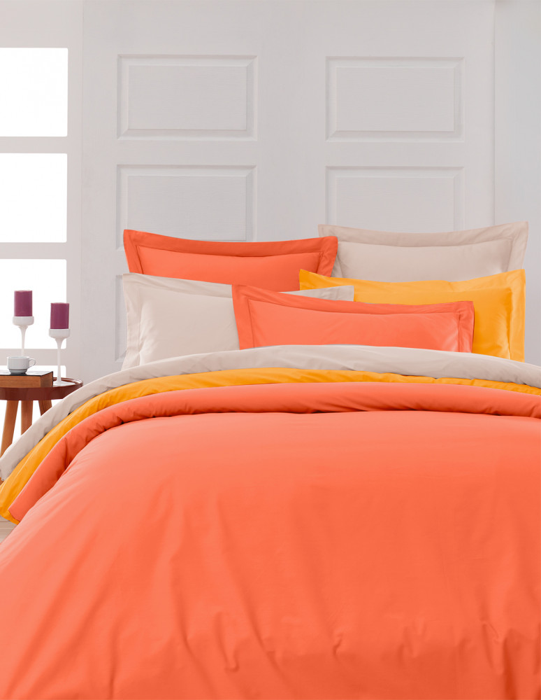 Drap housse en percale de coton...